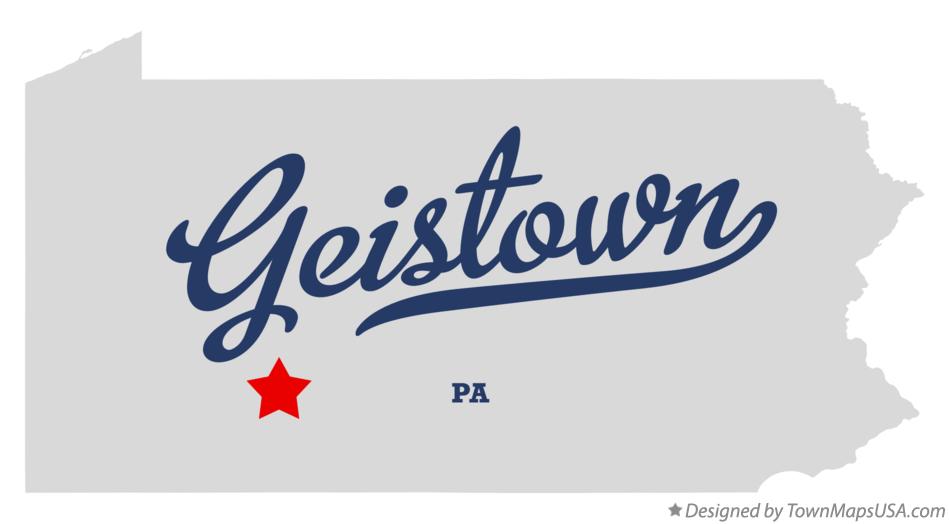 Map of Geistown Pennsylvania PA