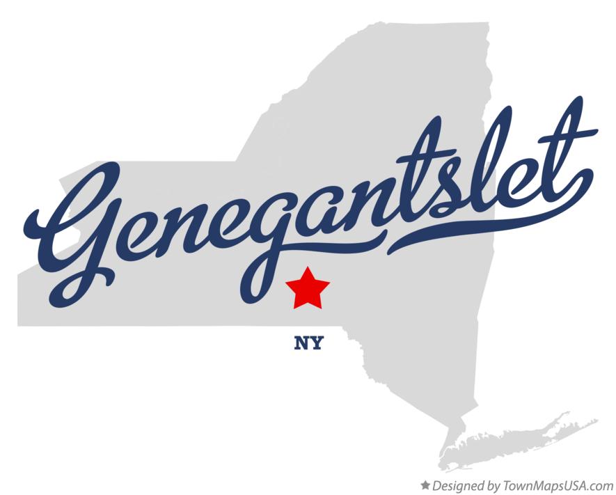 Map of Genegantslet New York NY
