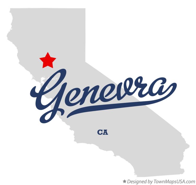 Map of Genevra California CA