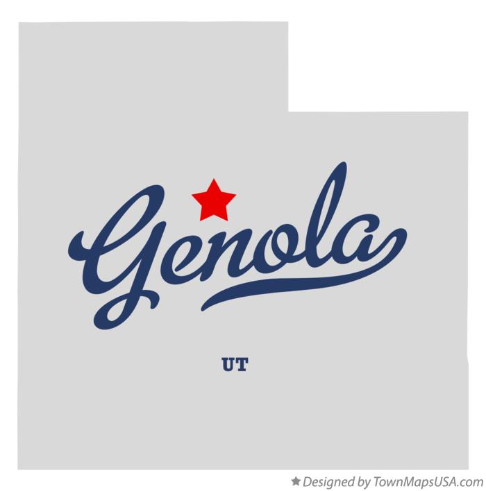 Map of Genola Utah UT