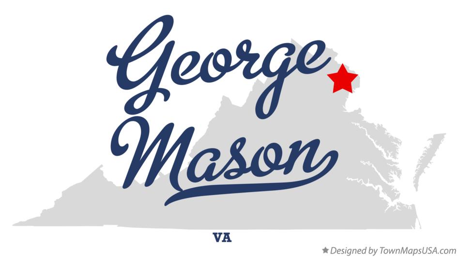 Map of George Mason Virginia VA