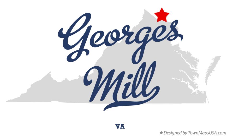 Map of Georges Mill Virginia VA