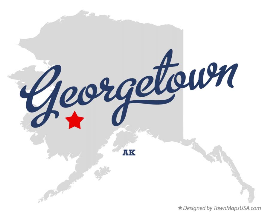Map of Georgetown Alaska AK
