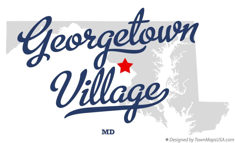 Map of Georgetown Village Maryland MD