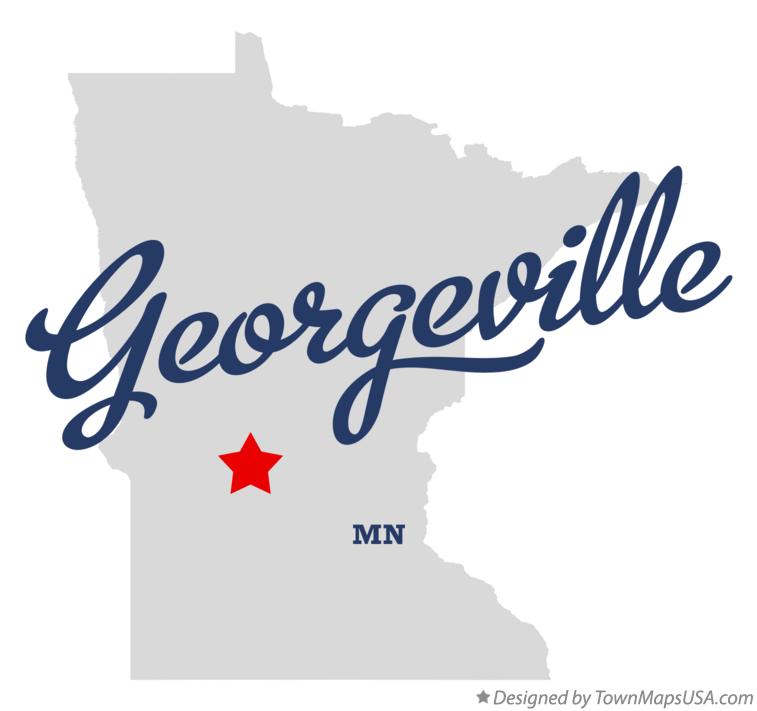 Map of Georgeville Minnesota MN