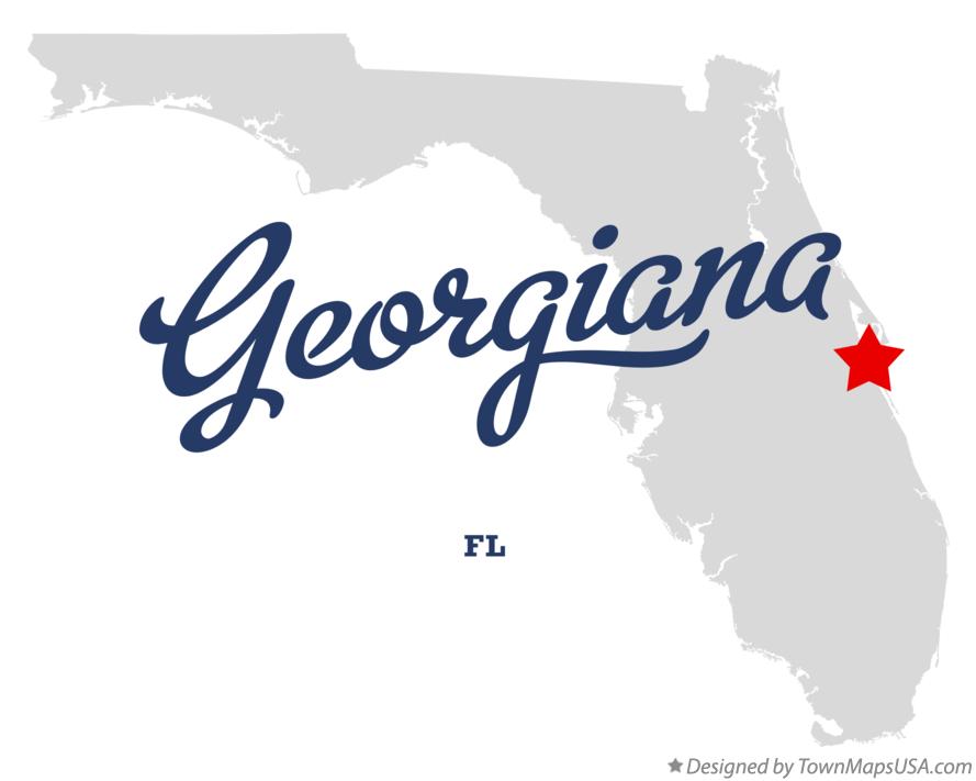 Map of Georgiana Florida FL