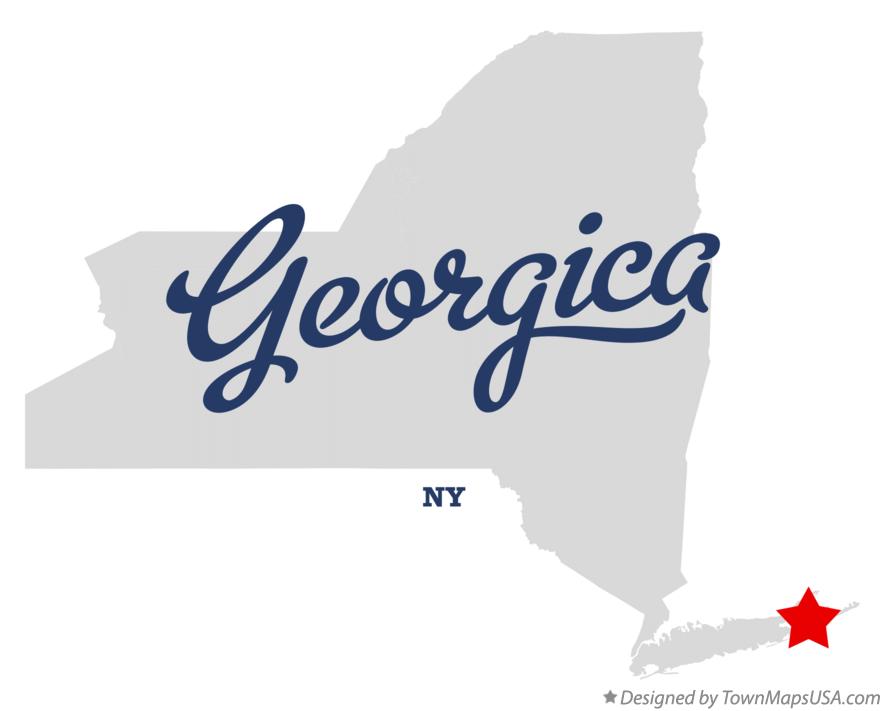 Map of Georgica New York NY