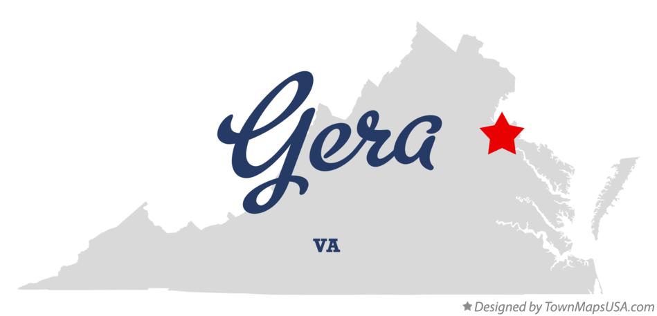 Map of Gera Virginia VA