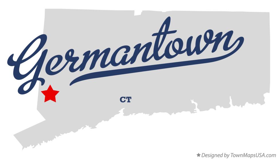 Map of Germantown Connecticut CT