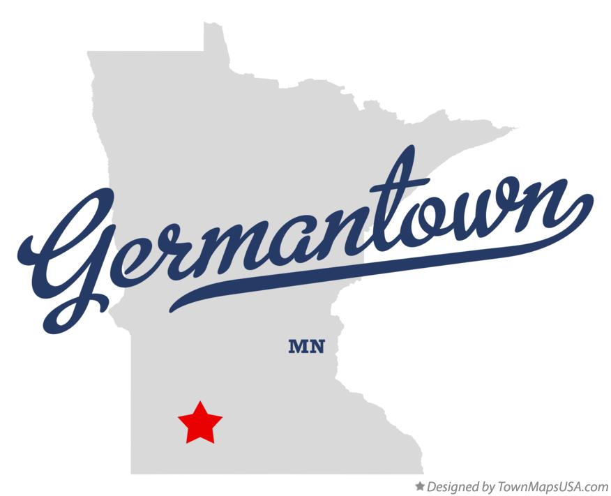 Map of Germantown Minnesota MN