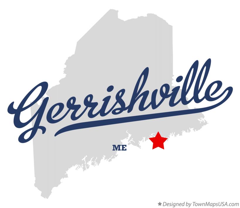 Map of Gerrishville Maine ME