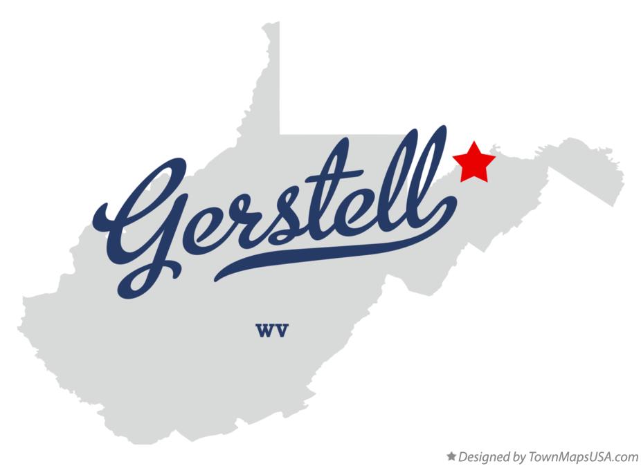 Map of Gerstell West Virginia WV
