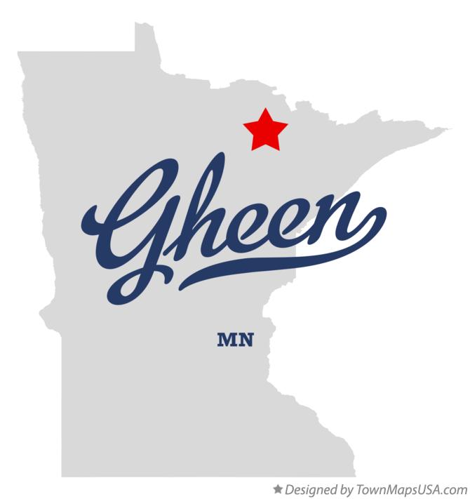 Map of Gheen Minnesota MN
