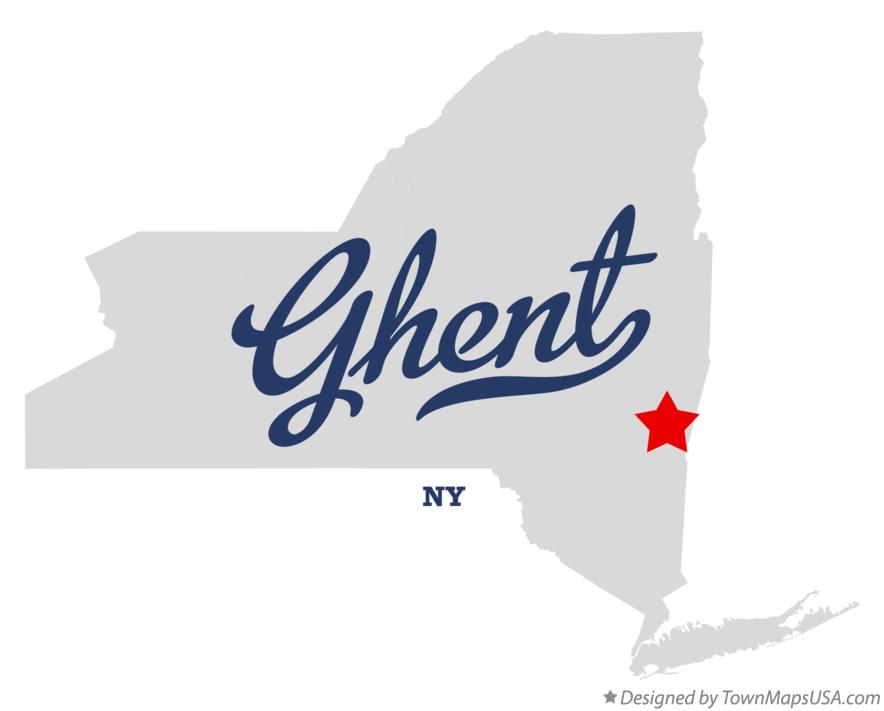 Map of Ghent New York NY