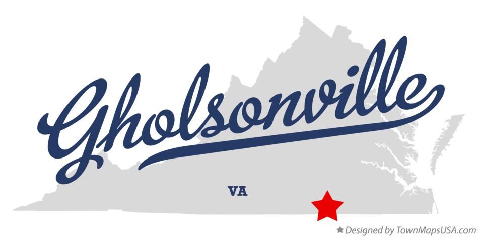 Map of Gholsonville Virginia VA