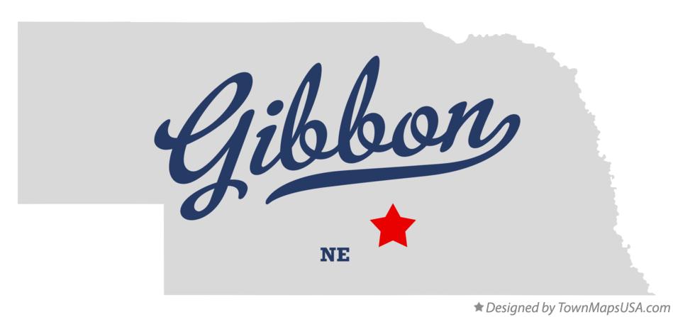 Map of Gibbon Nebraska NE