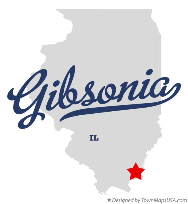 Map of Gibsonia Illinois IL