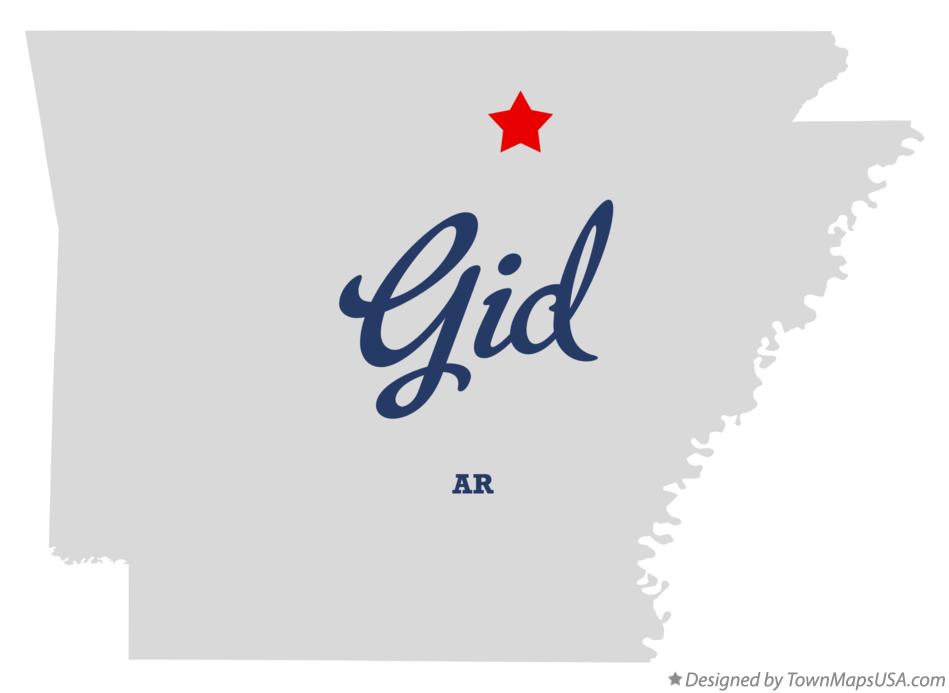 Map of Gid Arkansas AR