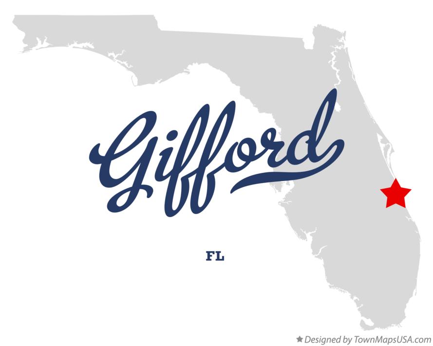 Map of Gifford Florida FL