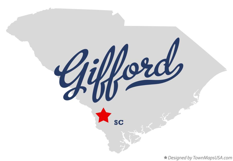 Map of Gifford South Carolina SC