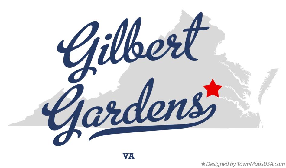 Map of Gilbert Gardens Virginia VA