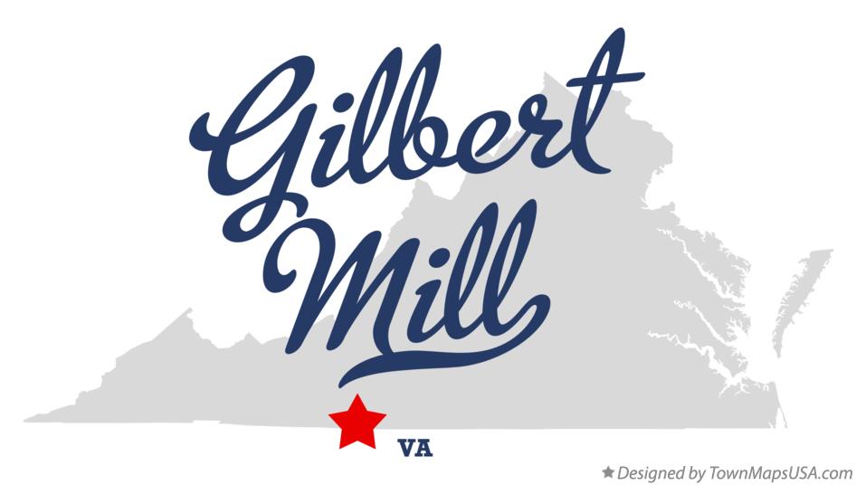 Map of Gilbert Mill Virginia VA