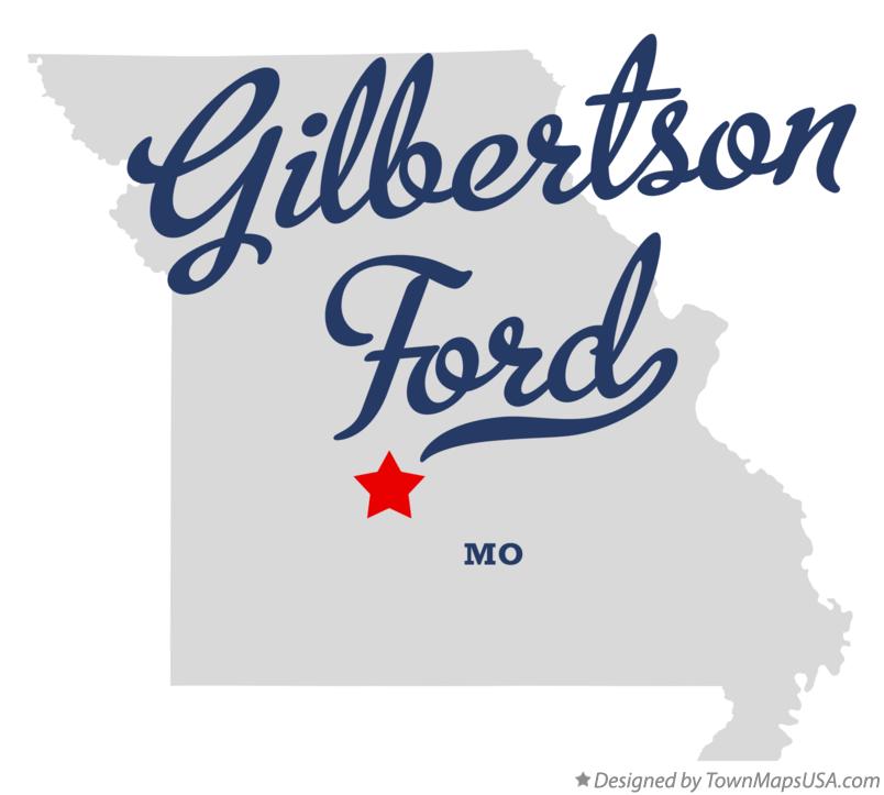 Map of Gilbertson Ford Missouri MO