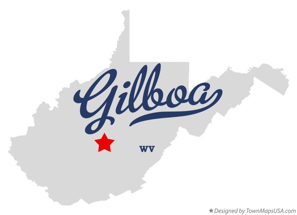 Map of Gilboa West Virginia WV