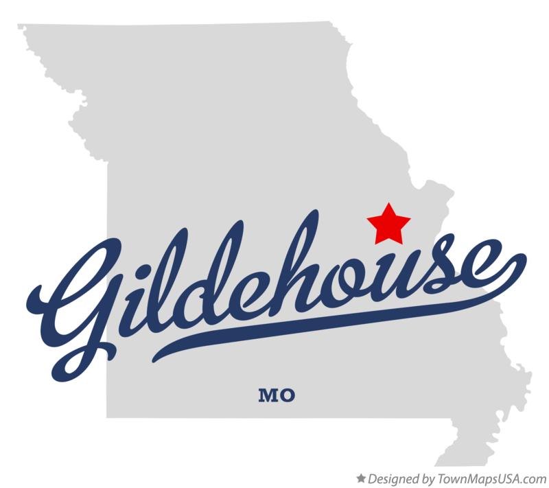 Map of Gildehouse Missouri MO