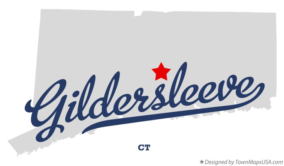 Map of Gildersleeve Connecticut CT