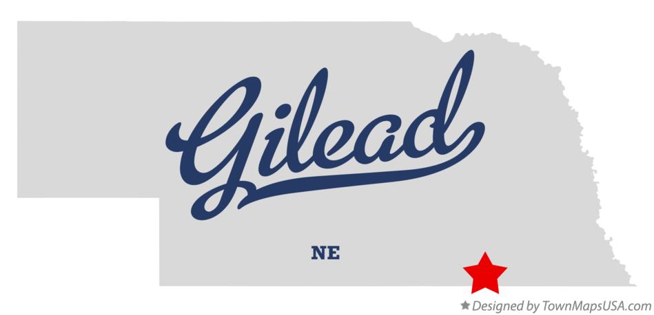 Map of Gilead Nebraska NE