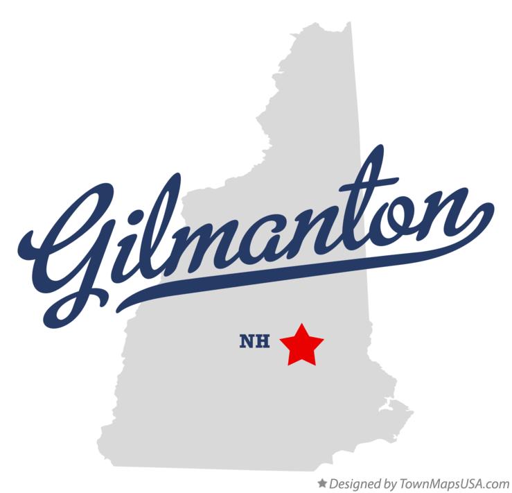 Map of Gilmanton New Hampshire NH