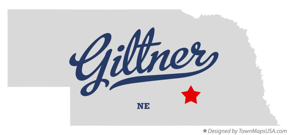 Map of Giltner Nebraska NE