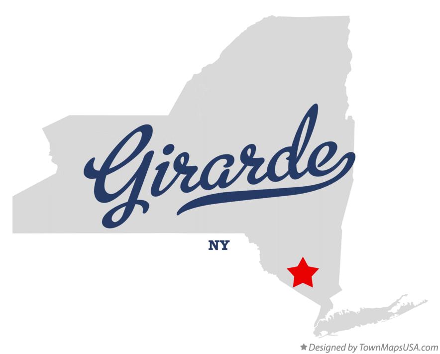 Map of Girarde New York NY