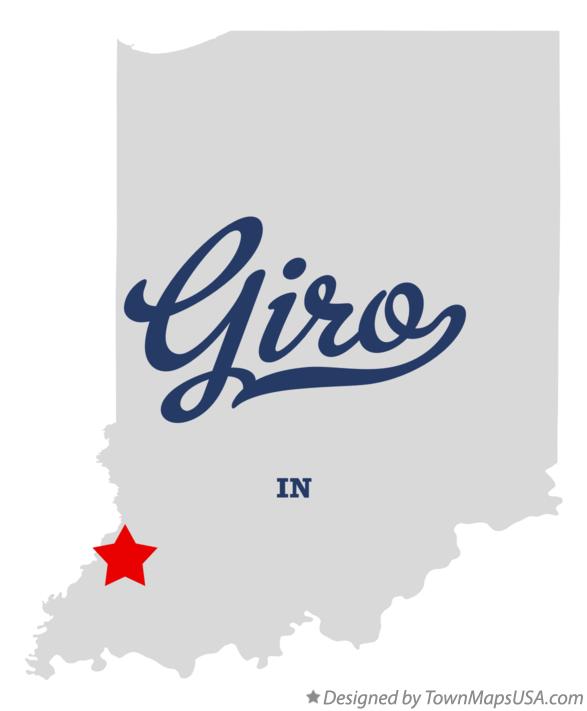 Map of Giro Indiana IN