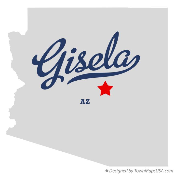 Map of Gisela Arizona AZ