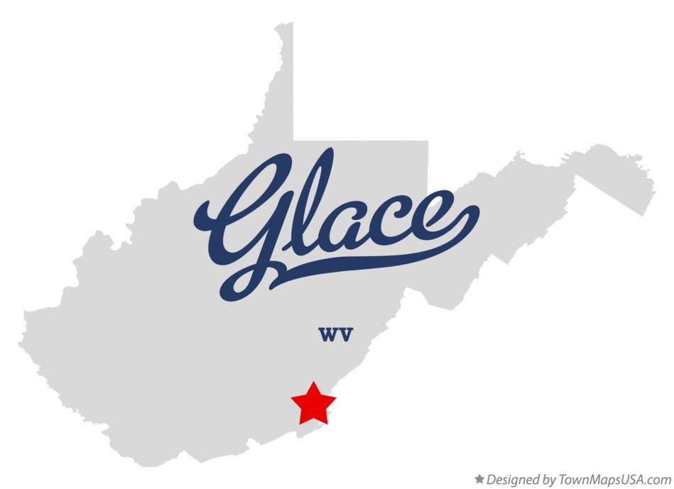 Map of Glace West Virginia WV