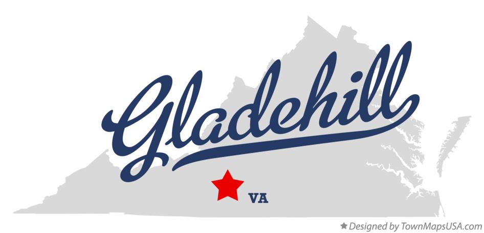 Map of Gladehill Virginia VA