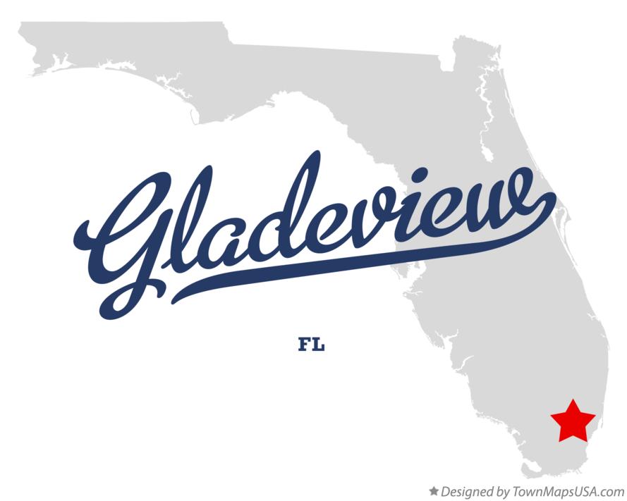 Map of Gladeview Florida FL