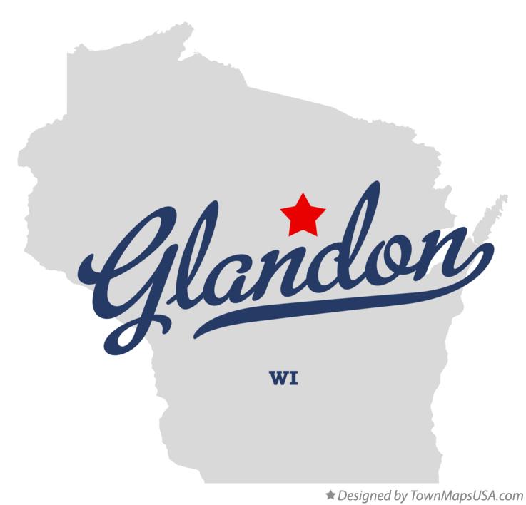Map of Glandon Wisconsin WI