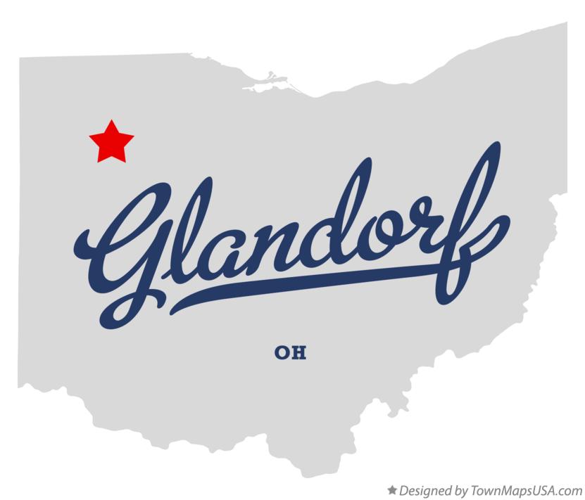 Map of Glandorf Ohio OH