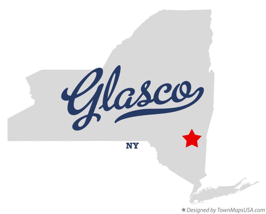 Map of Glasco New York NY