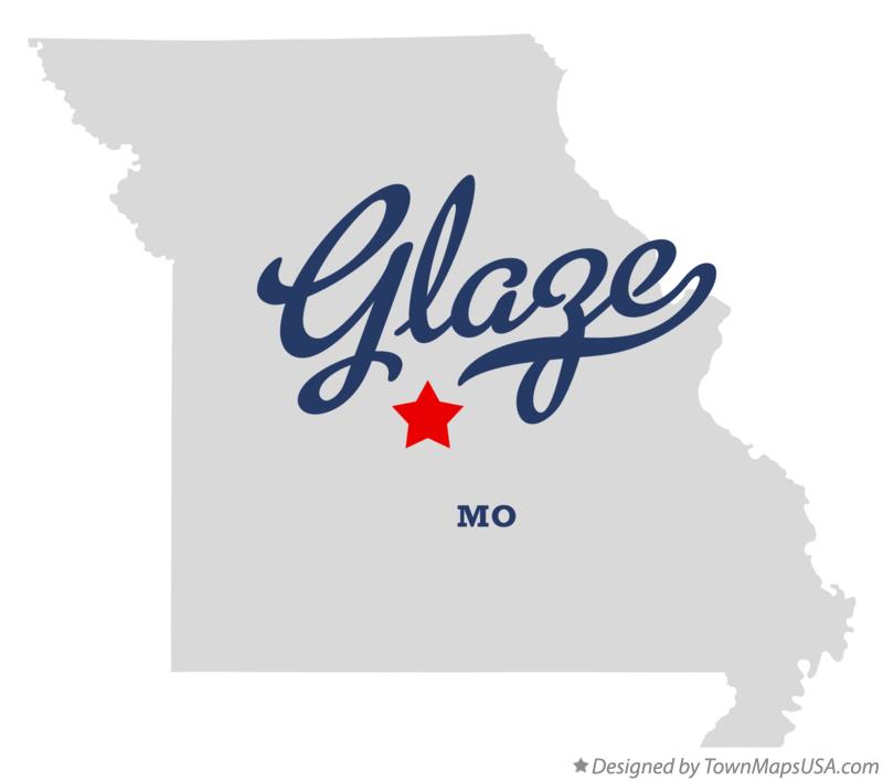 Map of Glaze Missouri MO