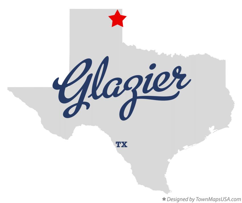 Map of Glazier Texas TX
