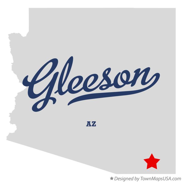 Map of Gleeson Arizona AZ