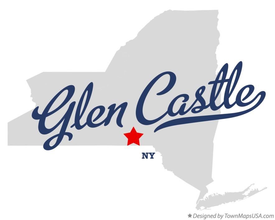 Map of Glen Castle New York NY