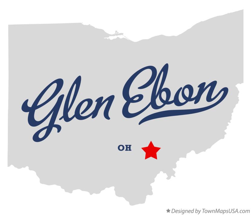 Map of Glen Ebon Ohio OH
