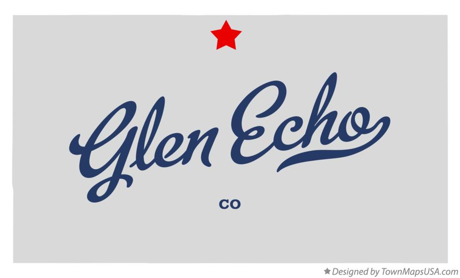 Map of Glen Echo Colorado CO