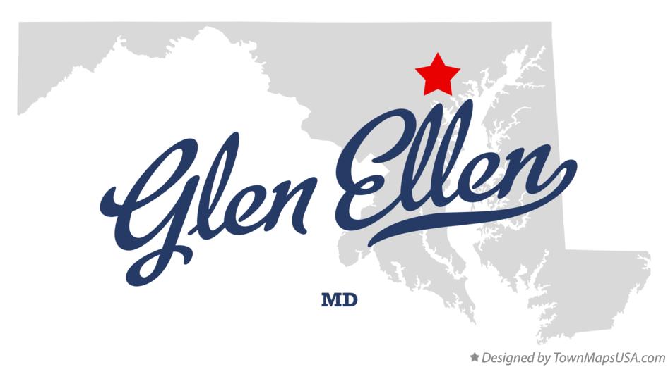 Map of Glen Ellen Maryland MD