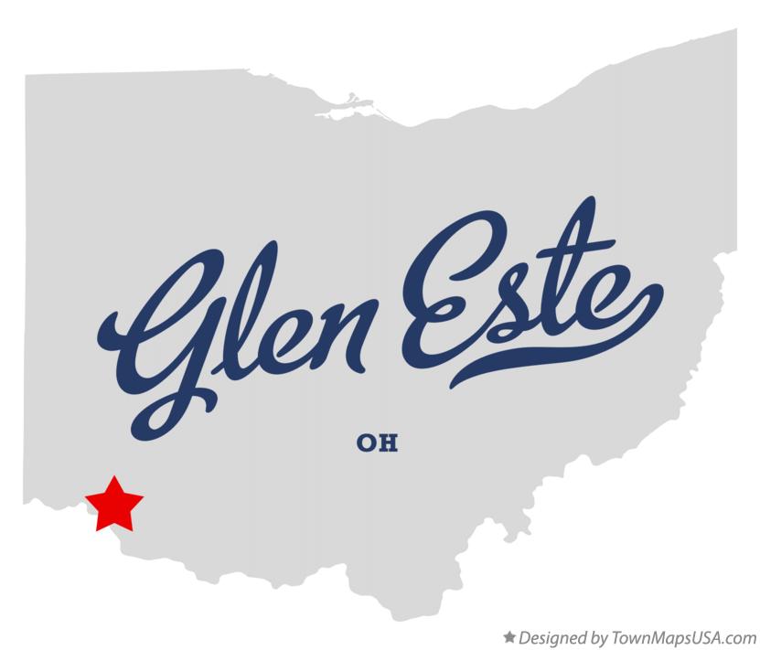 Map of Glen Este Ohio OH